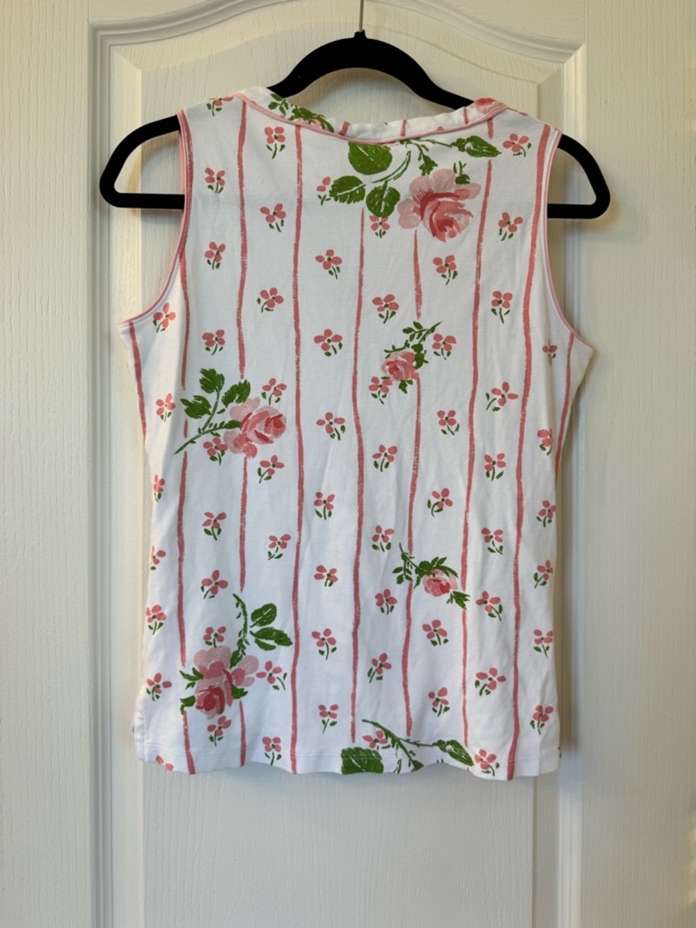 The Beaufort Bonnet Company Women’s Sleeveless Pajama Top XS Ridgewood Rows - Picture 4 of 4